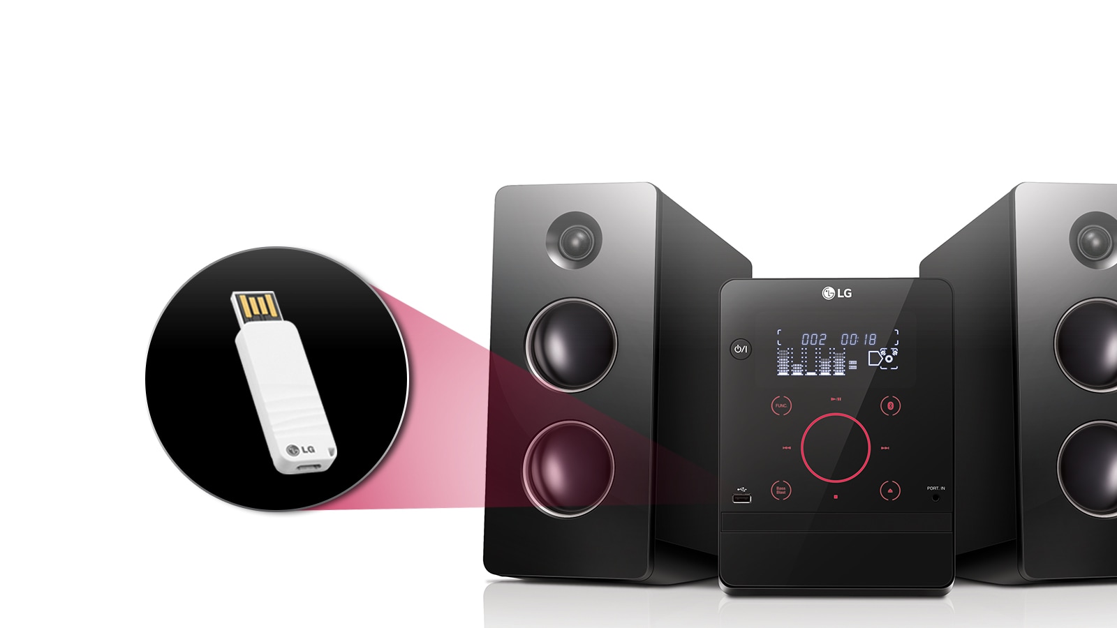 LG CM2460 - 100W Hi-Fi Sistem sa TV Sound Sync funkcijom i BT - LG ...